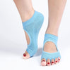 Half Toe Ankle Grip Pilates Socks